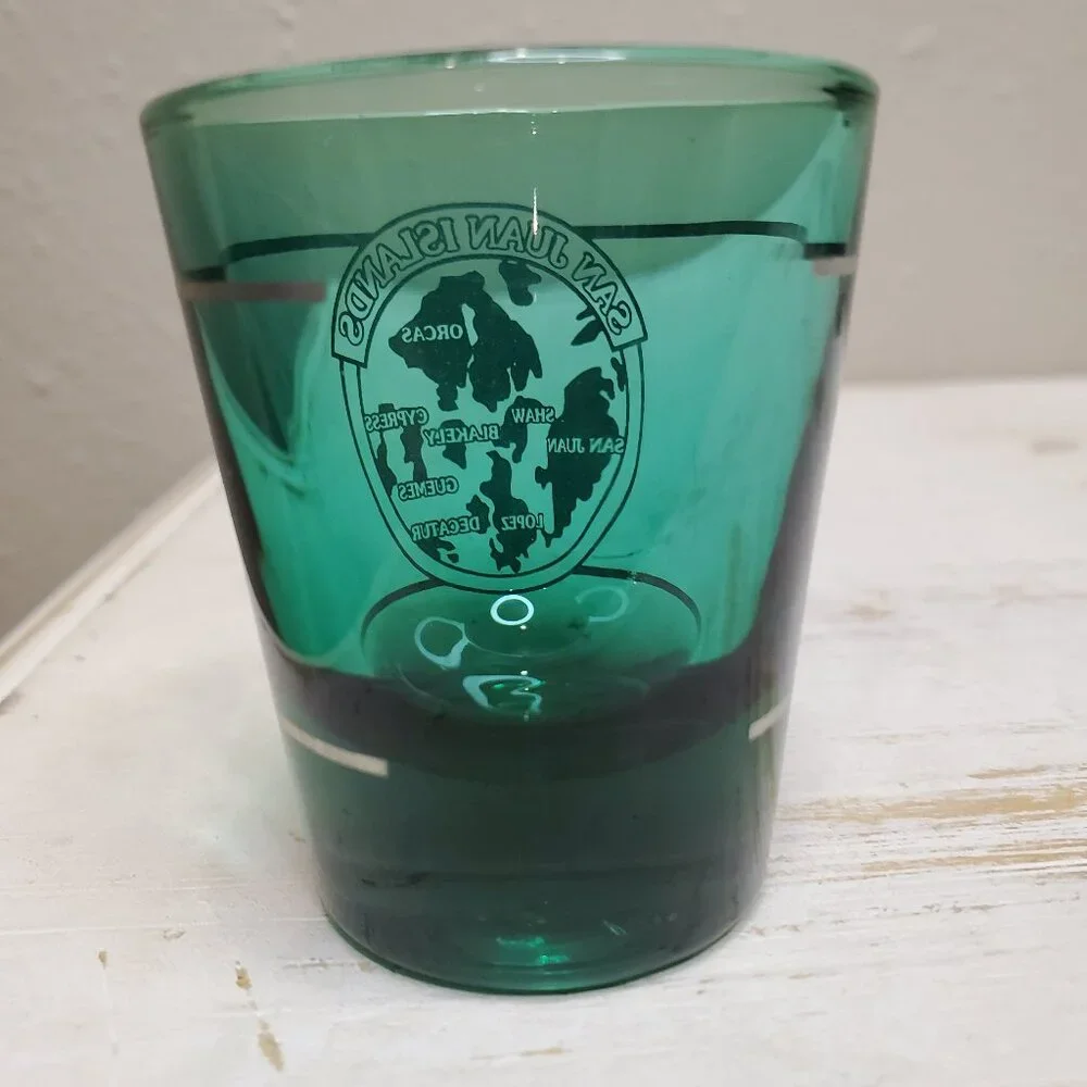 San Juan Islands Shot Glass Souvenir Collectible